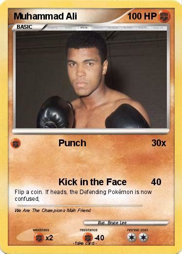 Pokémon Muhammad Ali 17 17 - Punch - My Pokemon Card