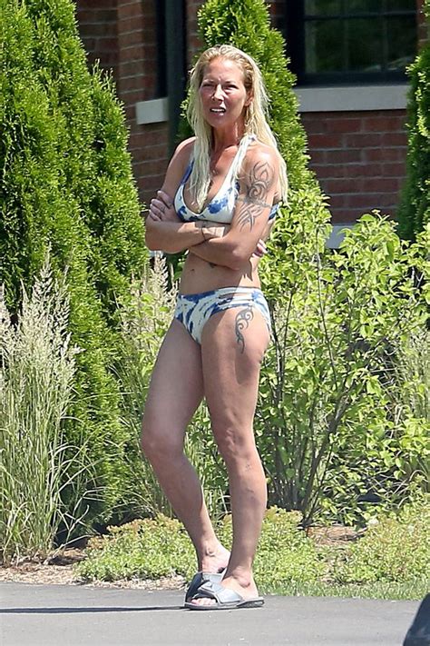 Kim Mathers, the ex-Wife of Rapper Eminem on Blue Bikini After Suicide ...