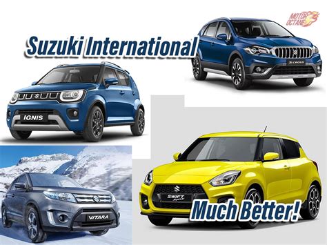 5 Suzuki Cars that lack only for India » MotorOctane