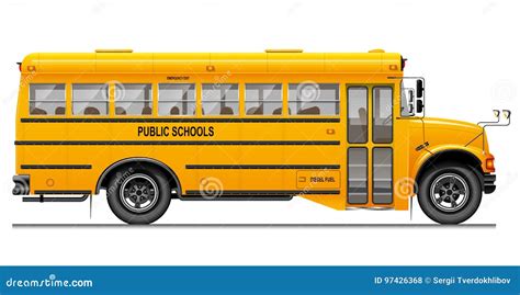 School Bus Side View Drawing – NBKomputer