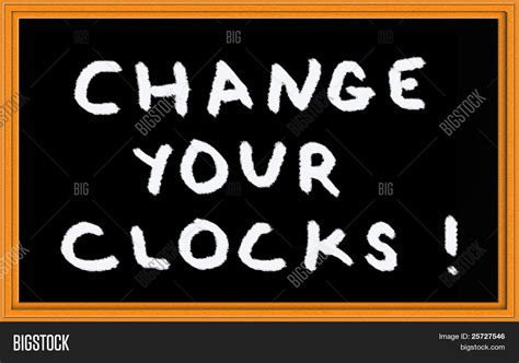 Reminder Change Clock Image & Photo (Free Trial) | Bigstock