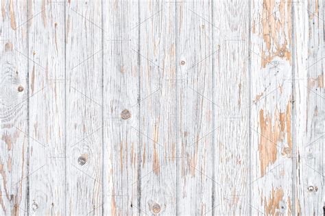 Old White Wood Background Rustic Wooden Surface With Copy Space Stock ...