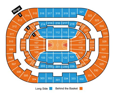 Moda Center Seating Plan | Portland Trail Blazers Seating Chart | SeatPick