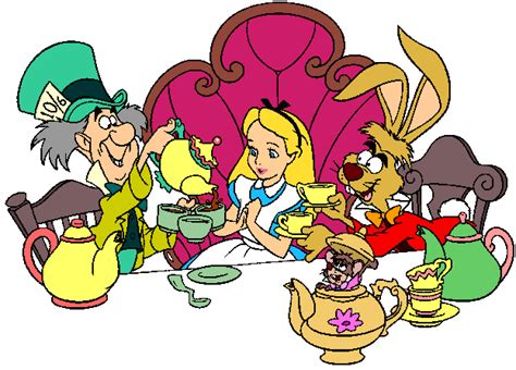 Mad Hatter Tea Party Clip Art | Mad hatter disney, Alice in wonderland ...