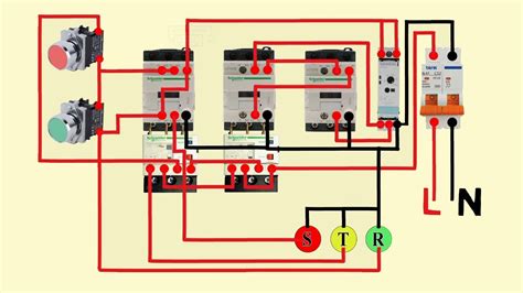 Control Circuit Diagram For Star Delta