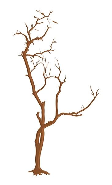 Spooky Dead Tree Branches Vector — Stock Vector © baavli #64421673