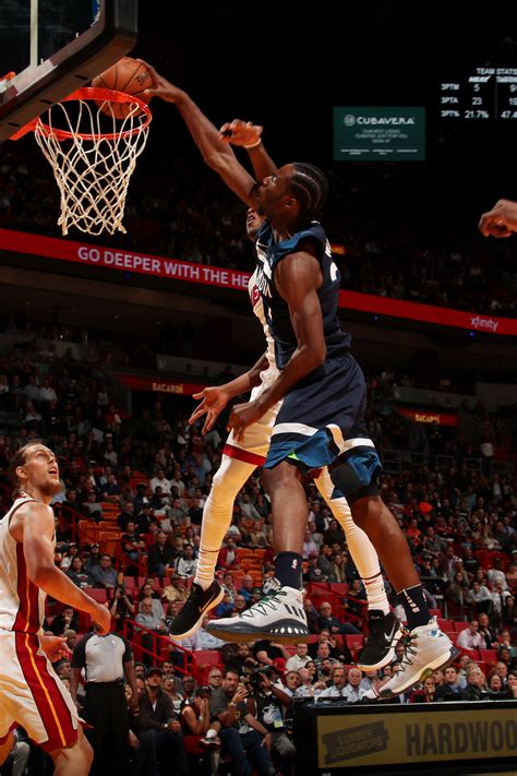 Andrew Wiggins tried to dunk the Miami Heat into submission