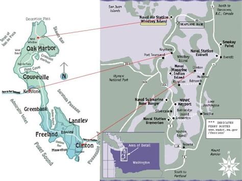 Map of NAS Whidbey Island | Whidbey island, Whidbey, Island