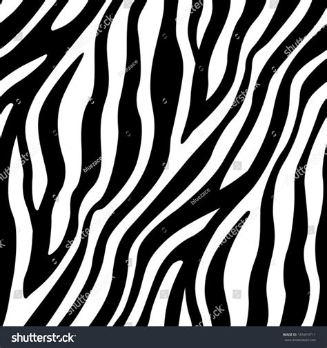 Zebra Stripes Seamless Pattern Stock Vector (Royalty Free) 165419711 ...