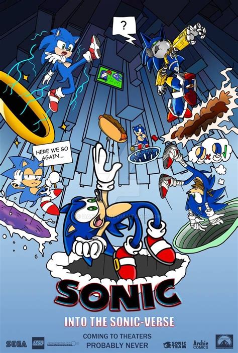 Sonic Into The Sonicverse by Dashoc on DeviantArt | Sonic funny, Sonic ...