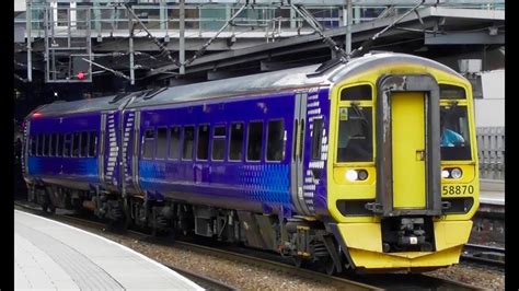 Ex Scotrail Class 158 - 158870 Departs Leeds For Barrow In Furness ...