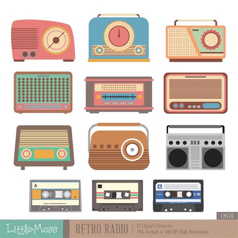 Vintage Radio Clip Art