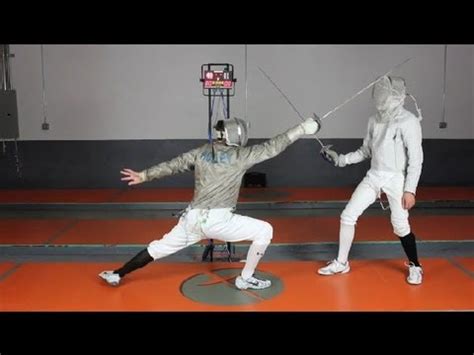 Saber Fencing Techniques : The Sport of Fencing - YouTube