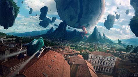 Erik Shoemaker digital art #artwork Attack on Titans Shingeki no Kyojin ...