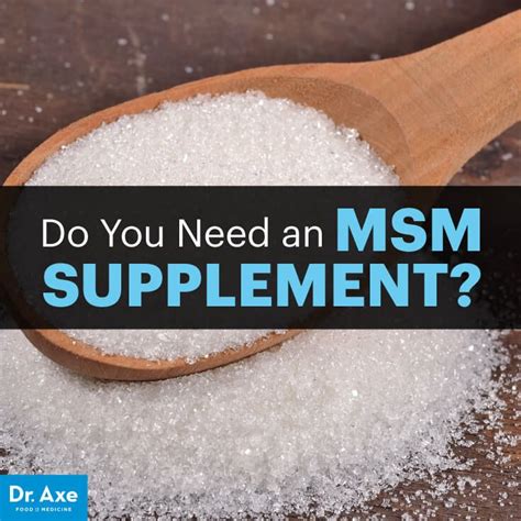 MSM (Methylsulfonylmethane) Benefits, Dosage, Side Effects - Dr. Axe ...