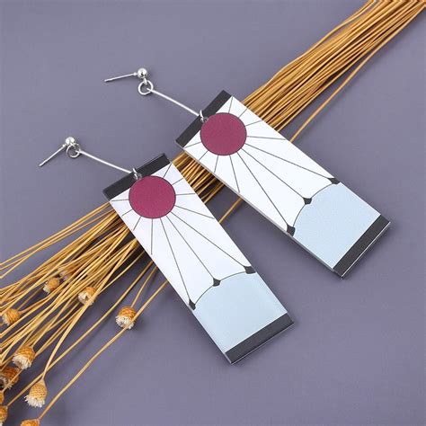 Demon Slayer Tanjiro kamado earrings