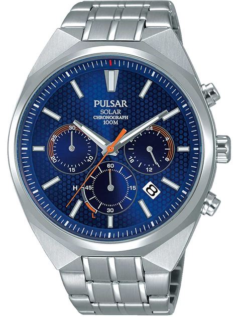 Watches | Chrono12 - Pulsar PZ5007X1 Solar Chronograph 44mm 10ATM