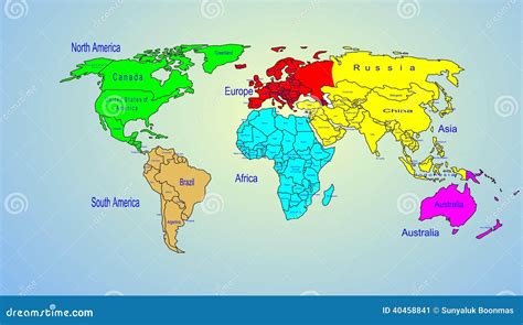 World Map Continents With Countries – Get Latest Map Update