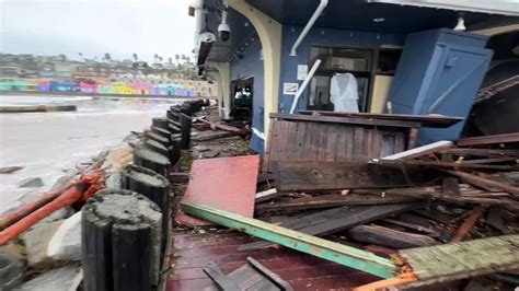 California Level 5 storm: Capitola Wharf severely damaged by large ...