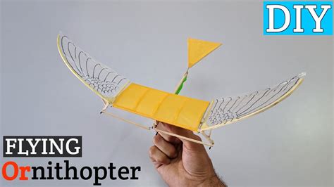 how to make a flying bird with new design #ornithopter#howto - YouTube