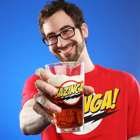 Bazinga Pint Glass