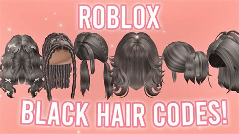 Aesthetic BLACK HAIR CODES! *WITH LINKS* | ROBLOX BLOXBURG - YouTube