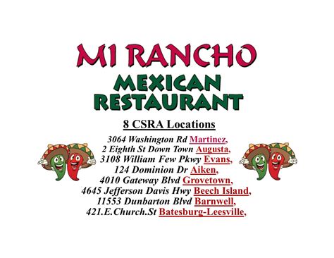 Mi Rancho Mexican Restaurant – Hero Card