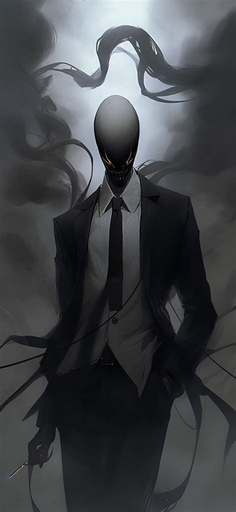 Smilling Slenderman Scary Grey Wallpapers - Creepy Wallpaper HD