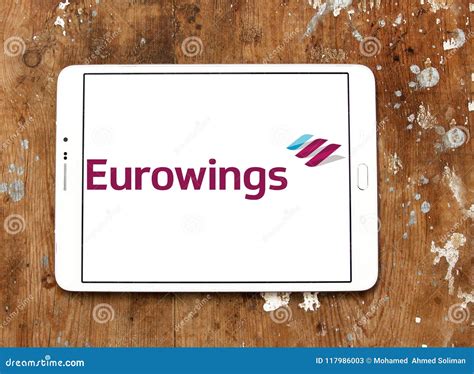 Eurowings airlines logo editorial stock photo. Image of signs - 117986003