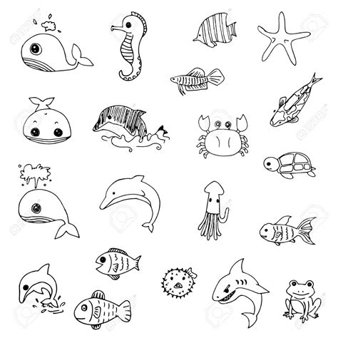 Underwater Animals Drawing at GetDrawings | Free download