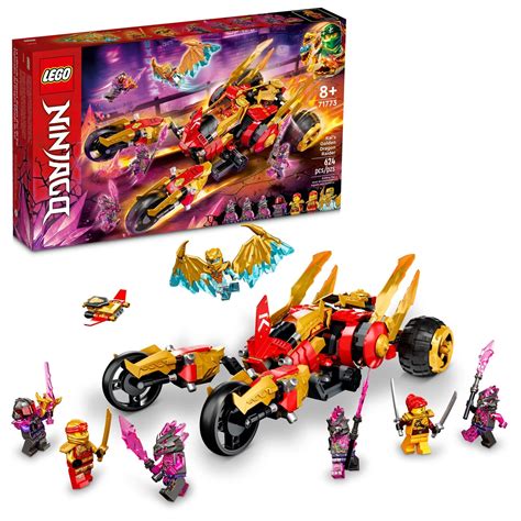 LEGO NINJAGO Zane's Golden Dragon Jet 71770 Ninja Building Toy Set For ...