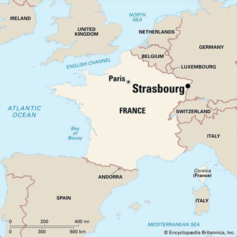 Strasbourg France Map Europe - Esther Rosabella