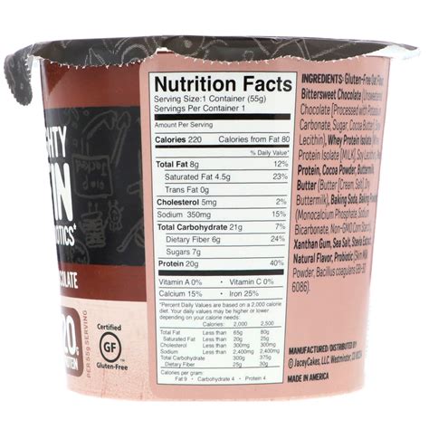 FlapJacked, Mighty Muffin with Probiotics, Double Chocolate, 1.94 oz ...