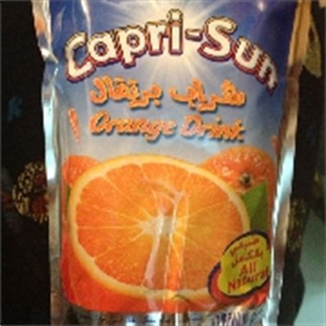 User added: Capri-Sun orange juice: Calories, Nutrition Analysis & More ...