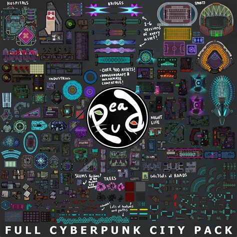 PeaPu’s Cyberpunk City FULL - CartographyAssets