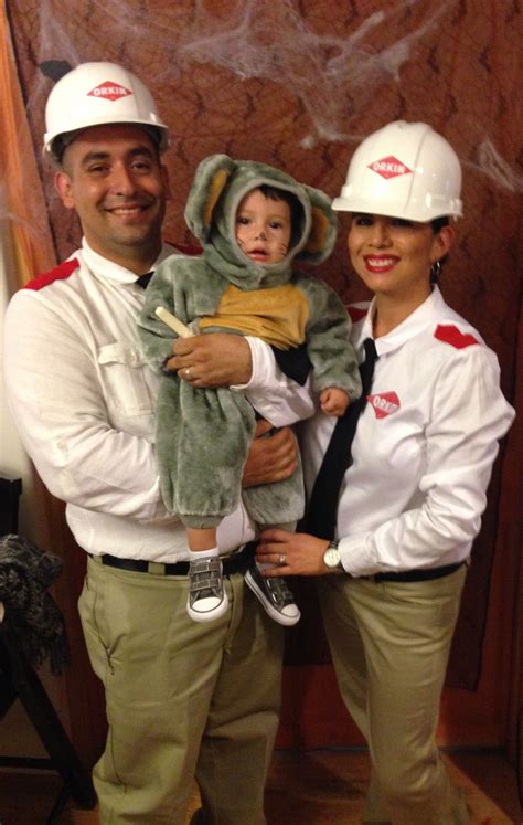 Orkin men with our little mouse. Halloween 2015 | Couple halloween ...