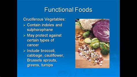 Functional Foods Chart