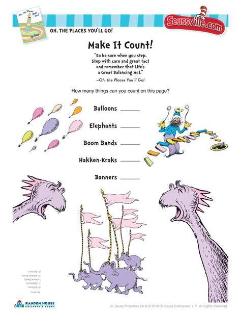 Dr. Seuss Printables and Activities | Brightly