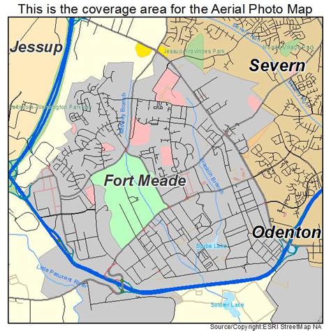 Fort Meade Maryland Map - Adrian Kristine