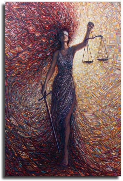 Attorney Gift Lady Justice Scales Of Justice Poster ภาพวาดตกแต่งผ้าใบ ...