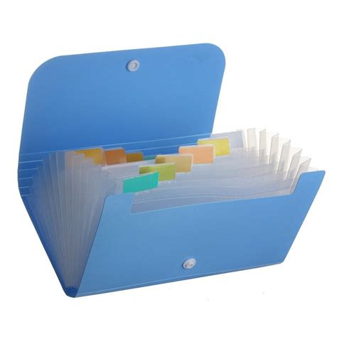 13-Pocket Poly Expanding File, Junior Size for Receipts and Checks ...