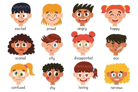 Happy Emotion Face For Kids