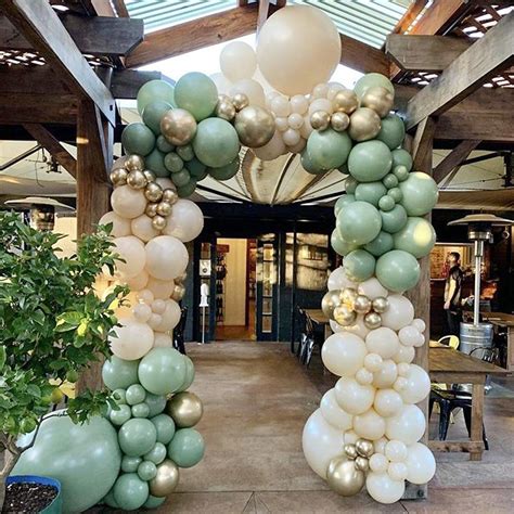 Buy DIY Balloon Arch Kit Retro Olive Green Balloon Garland Kit-Double ...