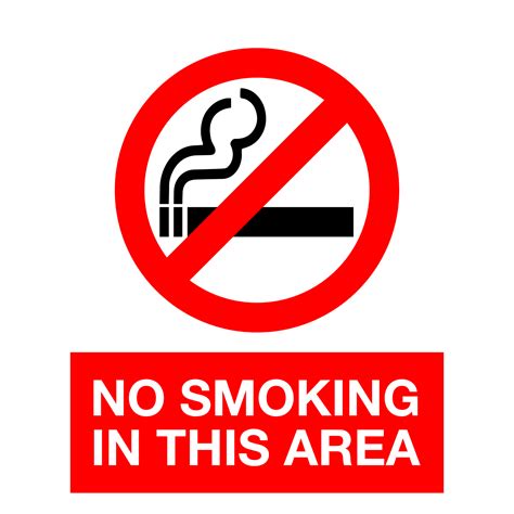 No Smoking Area Sign Symbol on Transparent Background 17392519 PNG