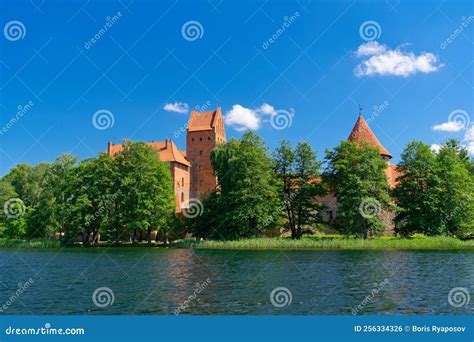 Trakai castle stock photo. Image of historic, castle - 256334326