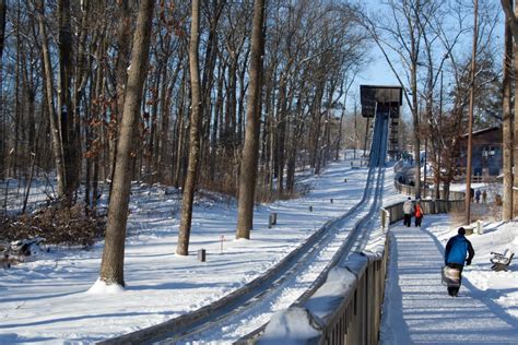 Pokagon State Park | Refrigerated Toboggan Run | Indy with Kids