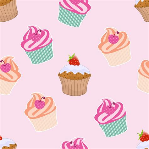 Cupcakes And Muffins Wallpaper Cute Backgrounds, Wallpaper Backgrounds ...