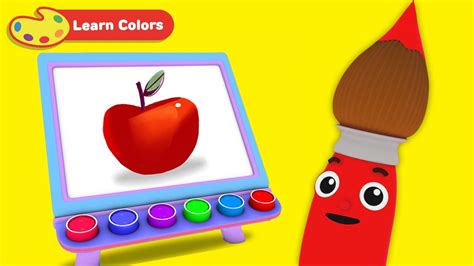 Toddlers Learn Colors with Petey Paintbrush | Early Learning Videos for ...