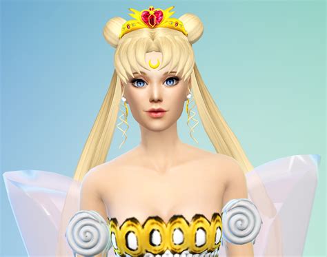 [ SIMS 4 ] Neo Queen Serenity and Princess Serenity | Sims 4, Sims 4 ...