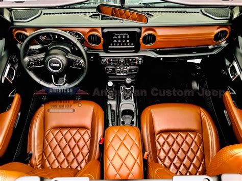 NEW JL SADDLE BROWN INTERIOR - Houston, TX - American Custom Jeep ...